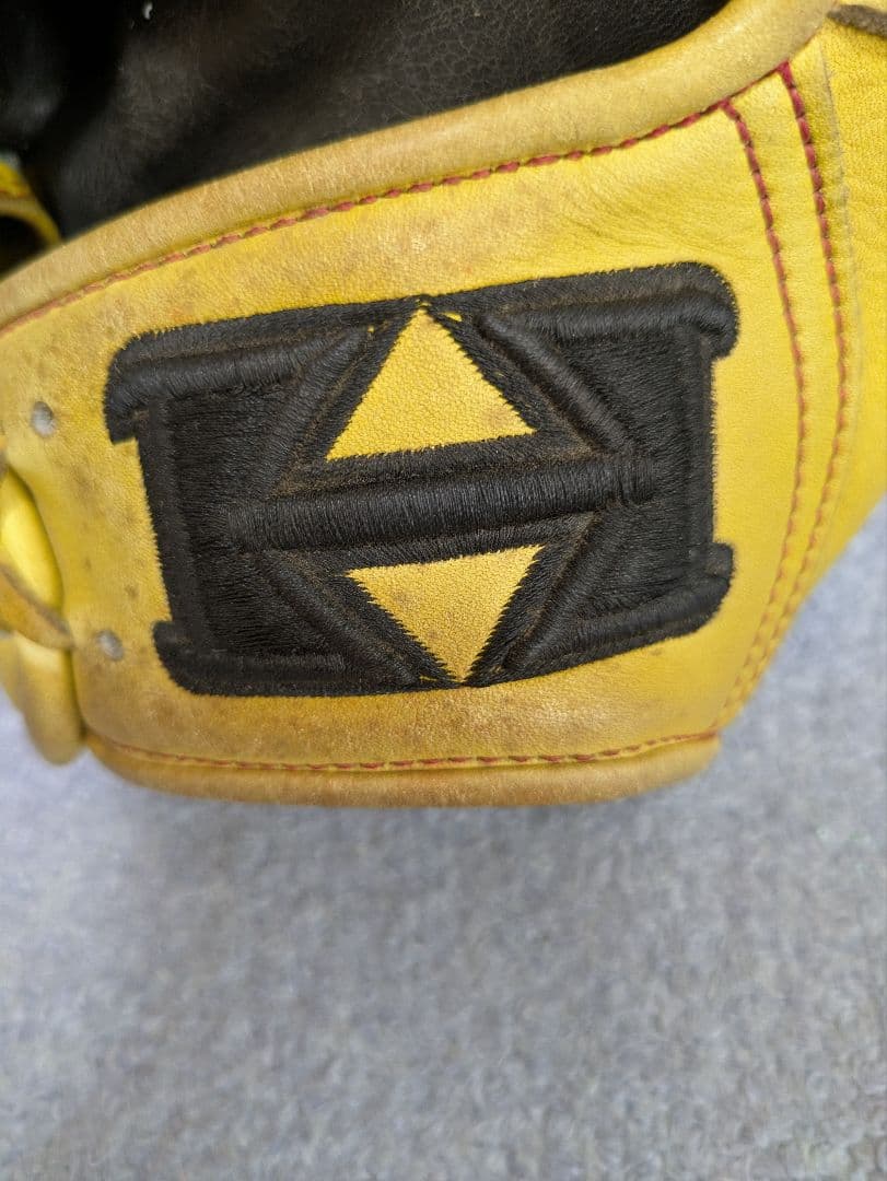 ハイゴールド 硬式グローブ イエロー