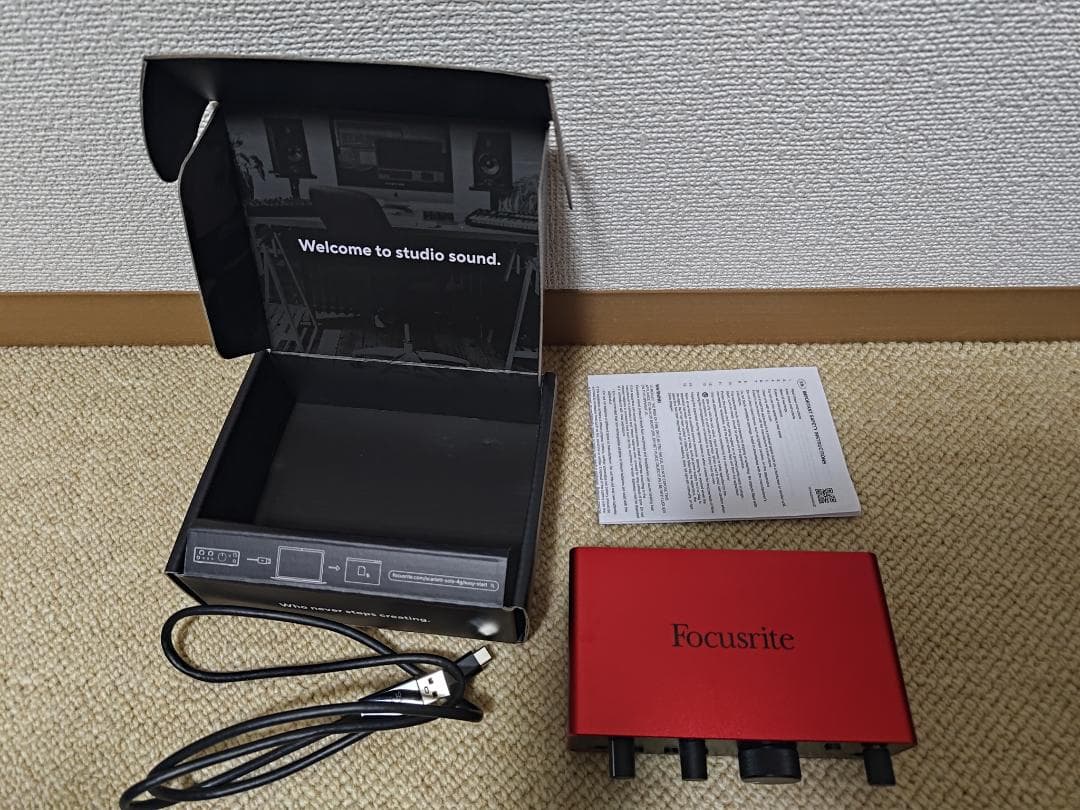 FOCUSRITE Scarlett Solo Gen4 第4世代