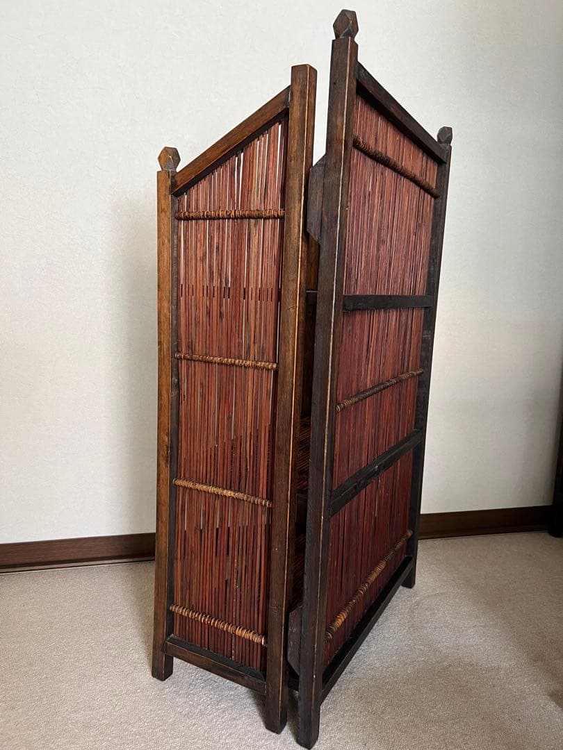 アジアンスタイル 竹製シェルフ 3段 ① バリ インドネシア