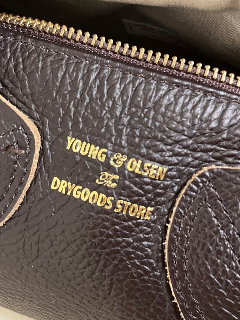 FRAMeWORK YOUNGOLSEN 別注ミニボストンバック　ブラウン