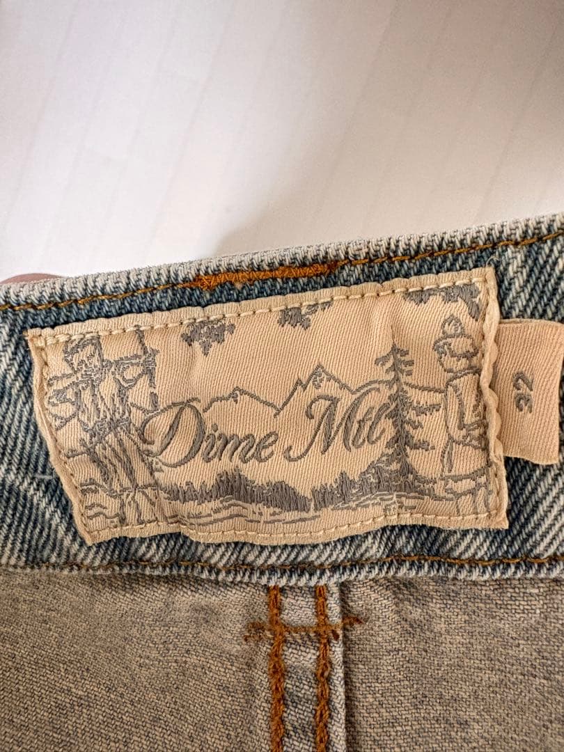 Dimeブルーバギーデニム　スカイブルー