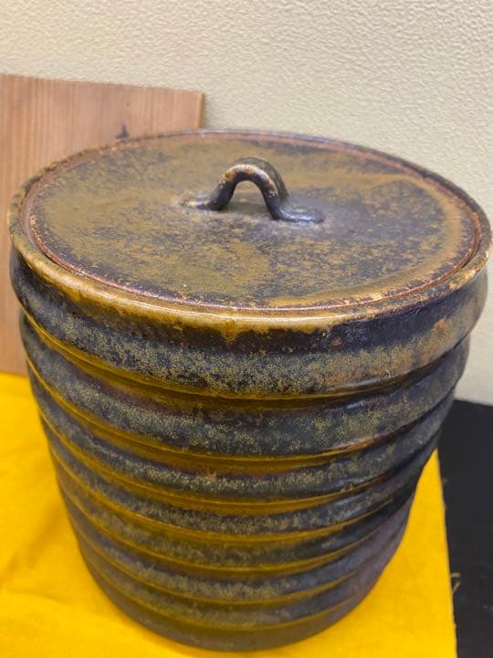 佐久間勝山　松阪窯　水指