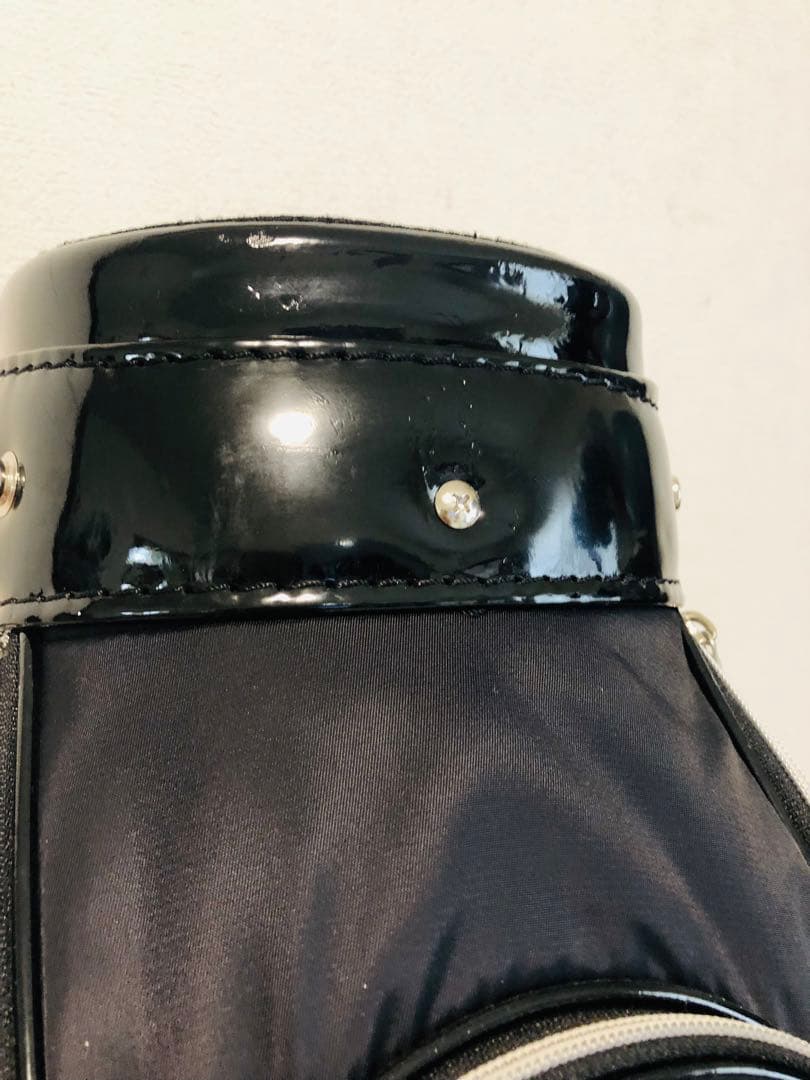 【送料込み】美品　廃盤人気　ブラックアンドホワイト　キャディバッグ