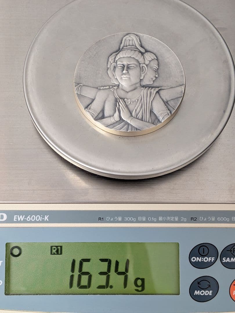 【美品】興福寺 阿修羅像 純銀（999）メダル 160g