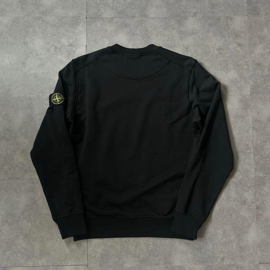 【即完L❗️】stone  スウェットトレーナー　ブラックL 裏起毛❗️