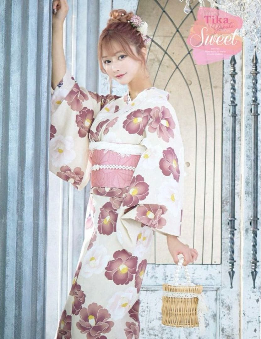 tika 浴衣3点(作り帯)セット