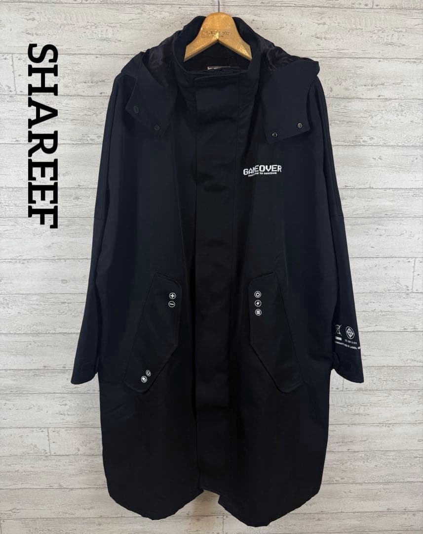 SHAREEF シャリーフ gameover フード オーバーコート