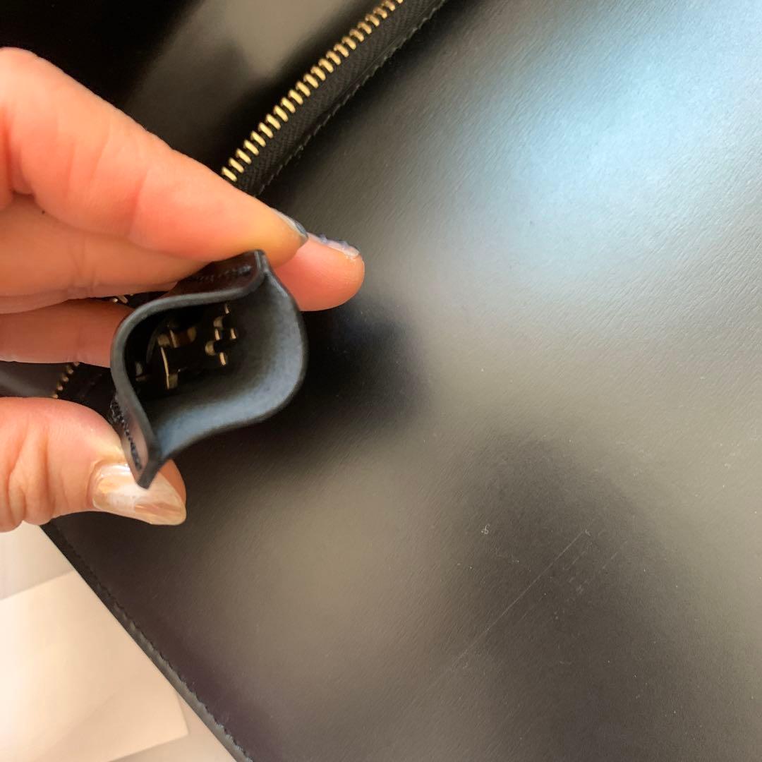 美品◆dunhill 黒 レザー ブリーフケース　ダンヒル ビジネスバッグ