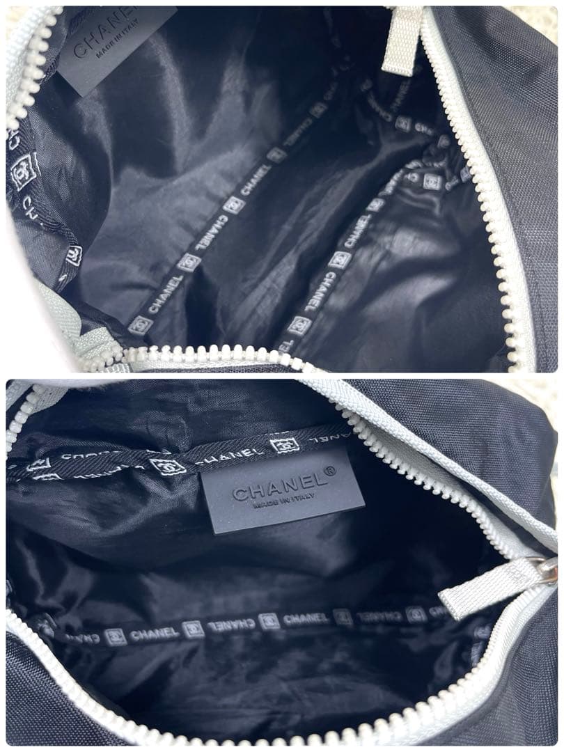 CHANEL シャネル　ボディバッグ　スポーツライン　ナイロン　ヴィンテージ