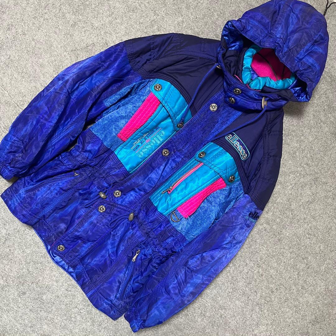 レトロ 上下セット【ellesse】エレッセ 90s ビンテージ　スキーウェア