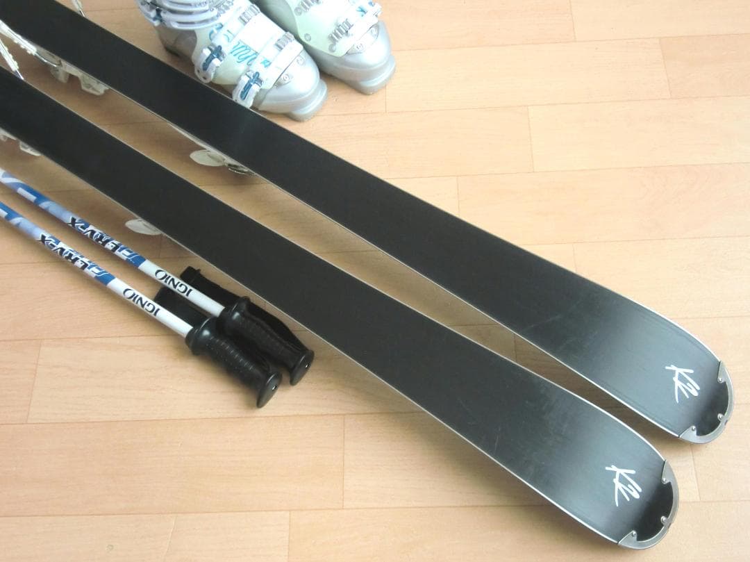 ■■送料無料■K2■女性用スキーフルセット■板156靴25-25.5■メンテ付■