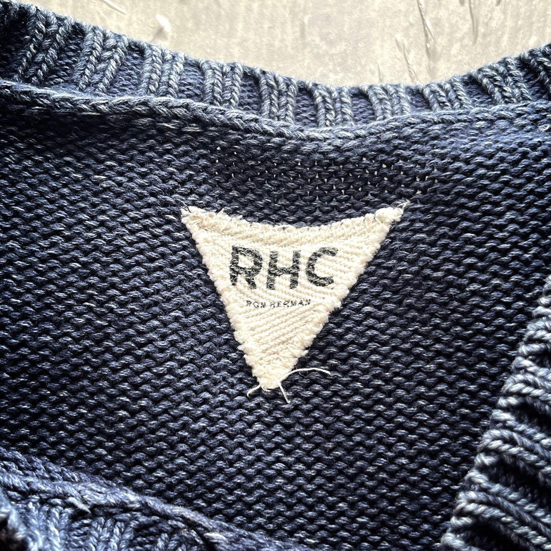 ロンハーマン　RHC インディゴ　ニット　セーター　リブ編み　アメカジ　サーフ