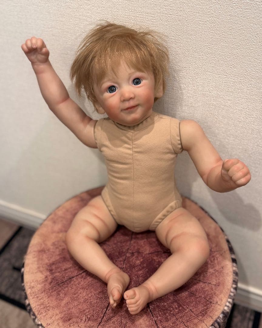 ★新品★リボーンドール 双子のわんぱく王子様50cm