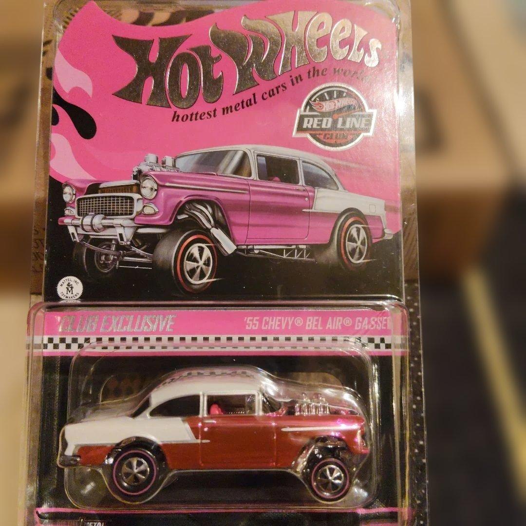 ミニカー Hot Wheels '55 Chevy Bel Air Gasser RLC
