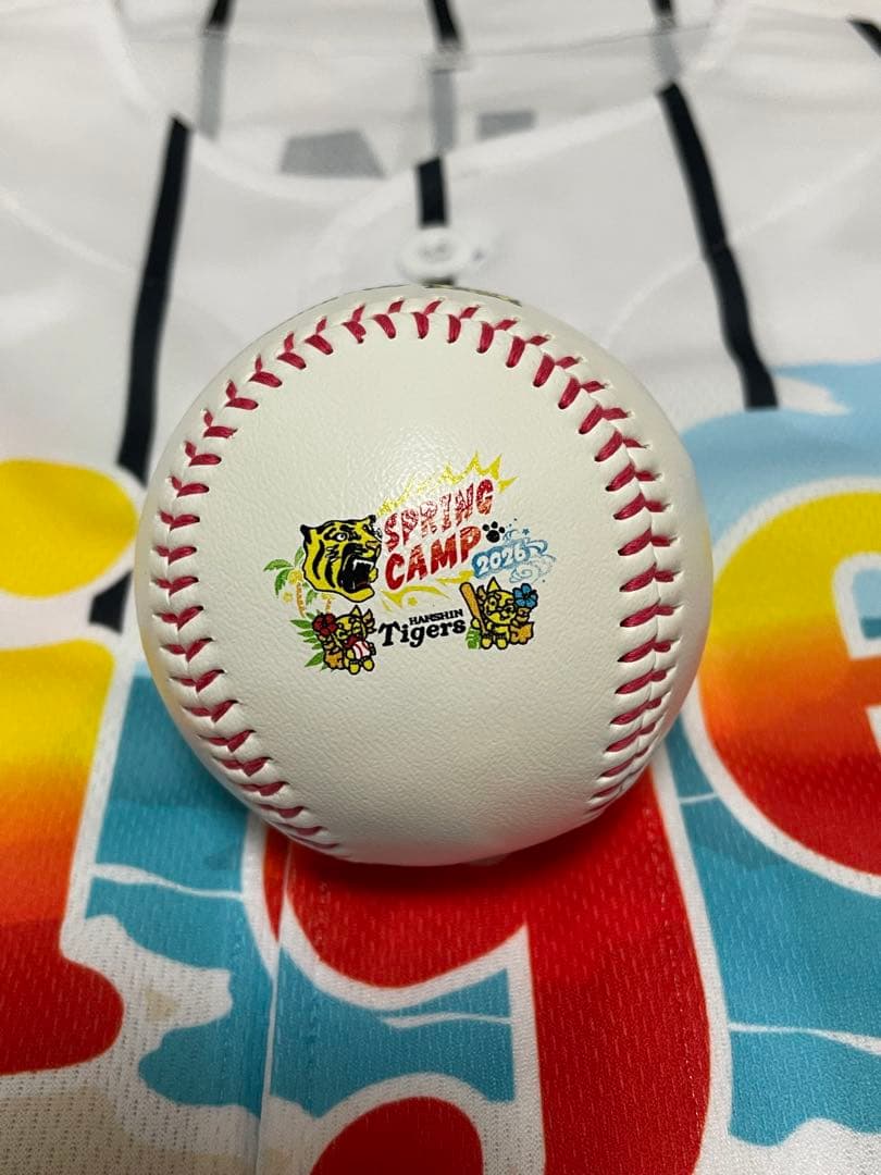 阪神タイガース 中野拓夢 直筆サインボール 2026 沖縄キャンプ球