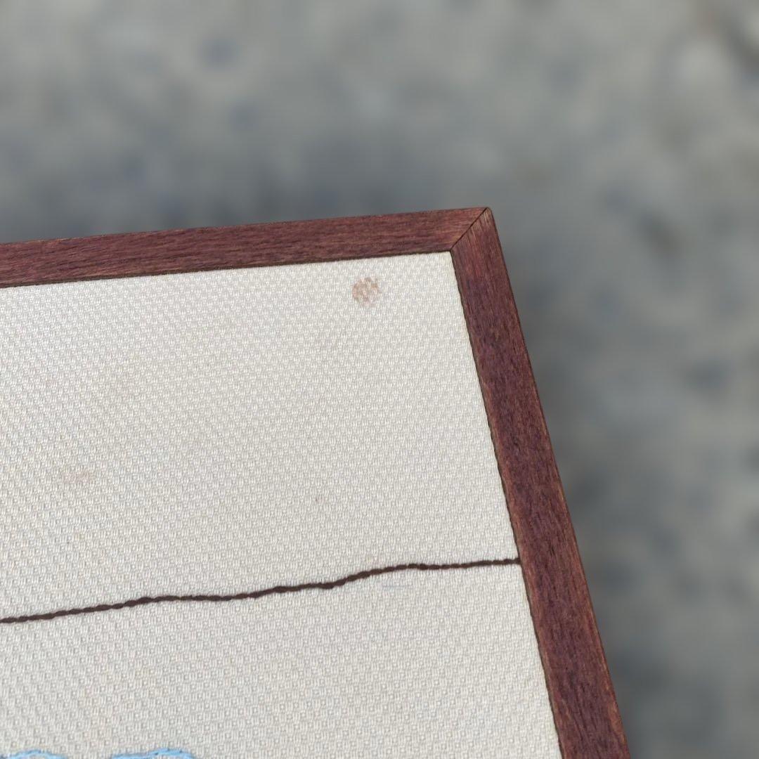 刺繍の動物　鳥獣戯画　風炉先屏風　茶道具