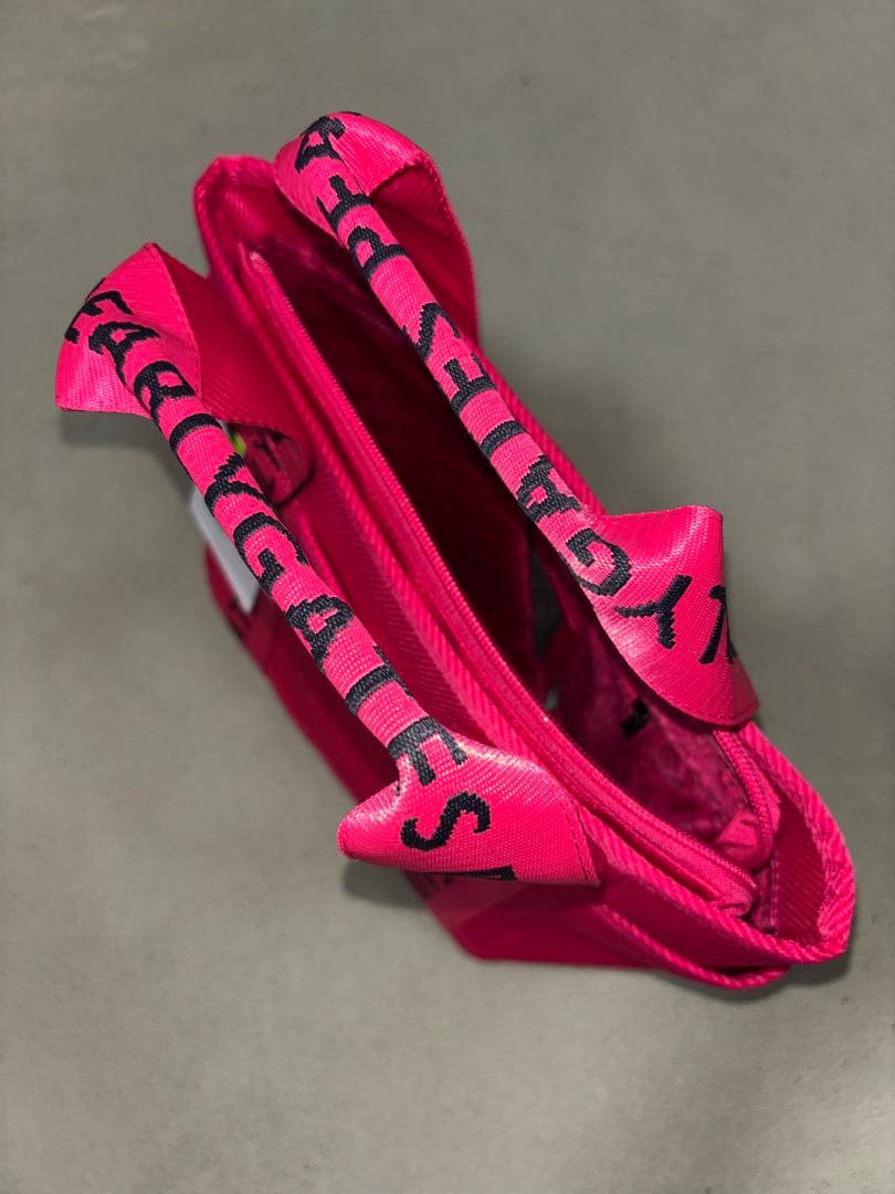 （新品）パーリーゲイツ、カートバッグ、ラウンドバッグ、ピンク色