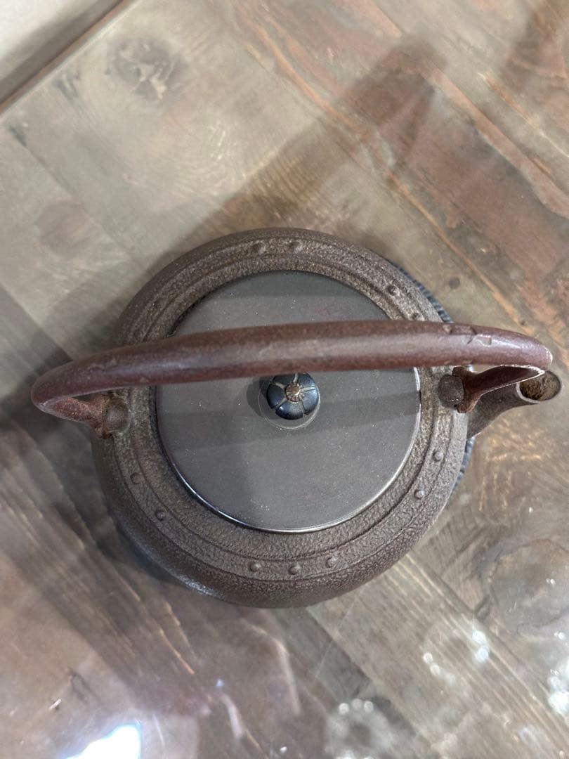 煎茶道具　正寿堂造 萬代屋　鉄瓶　鐵瓶　鉄釜　木箱あり