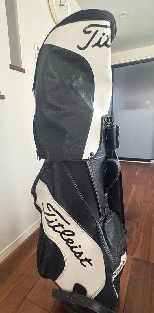Titleist キャディバッグ 黒白