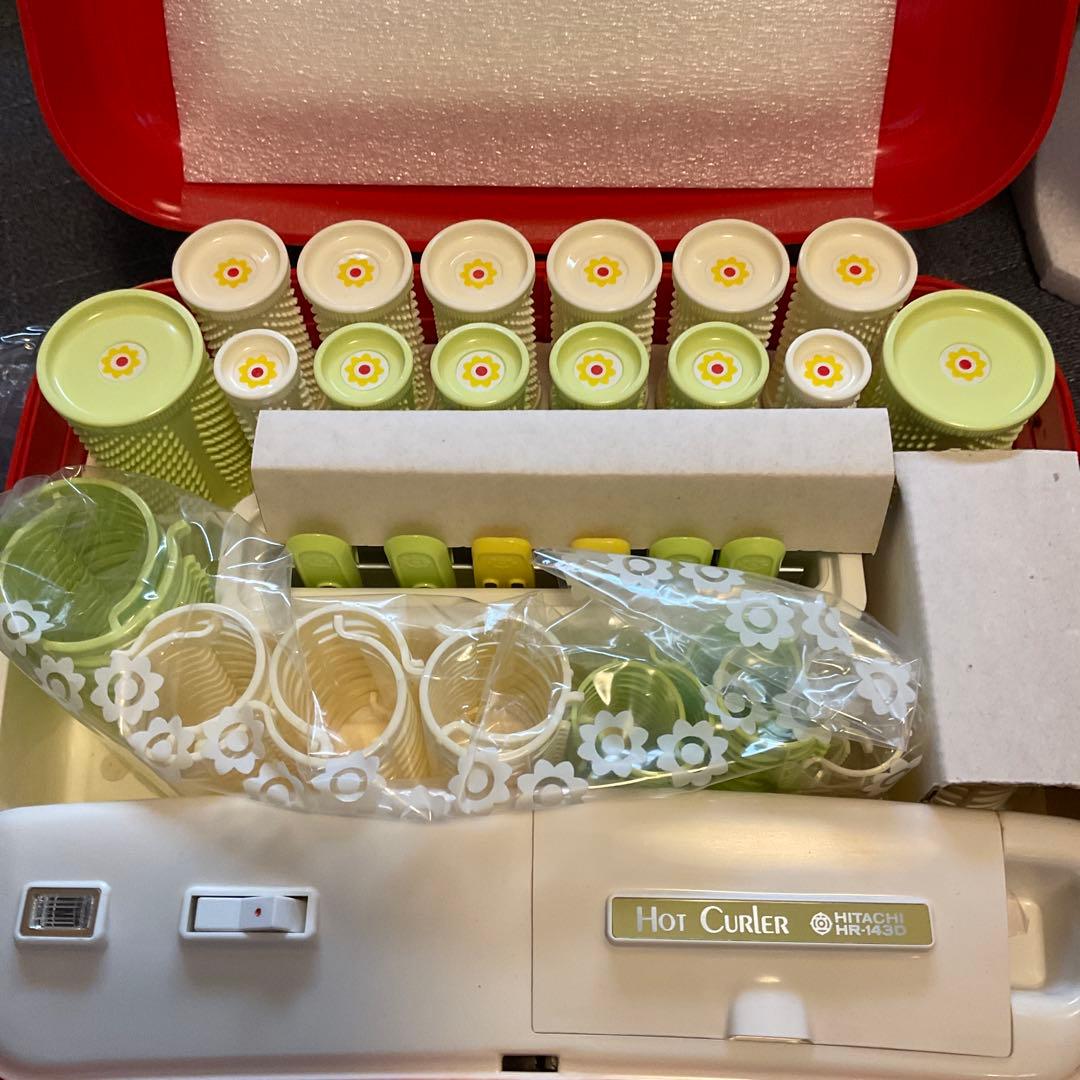 昭和　レトロ　新品未使用　ホットカーラー　日立