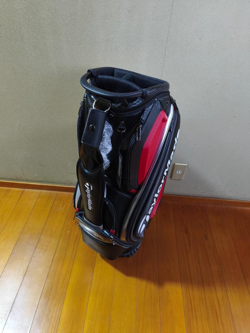 新品 未使用 人気 テーラーメイド オースティック キャディーバック 黒赤