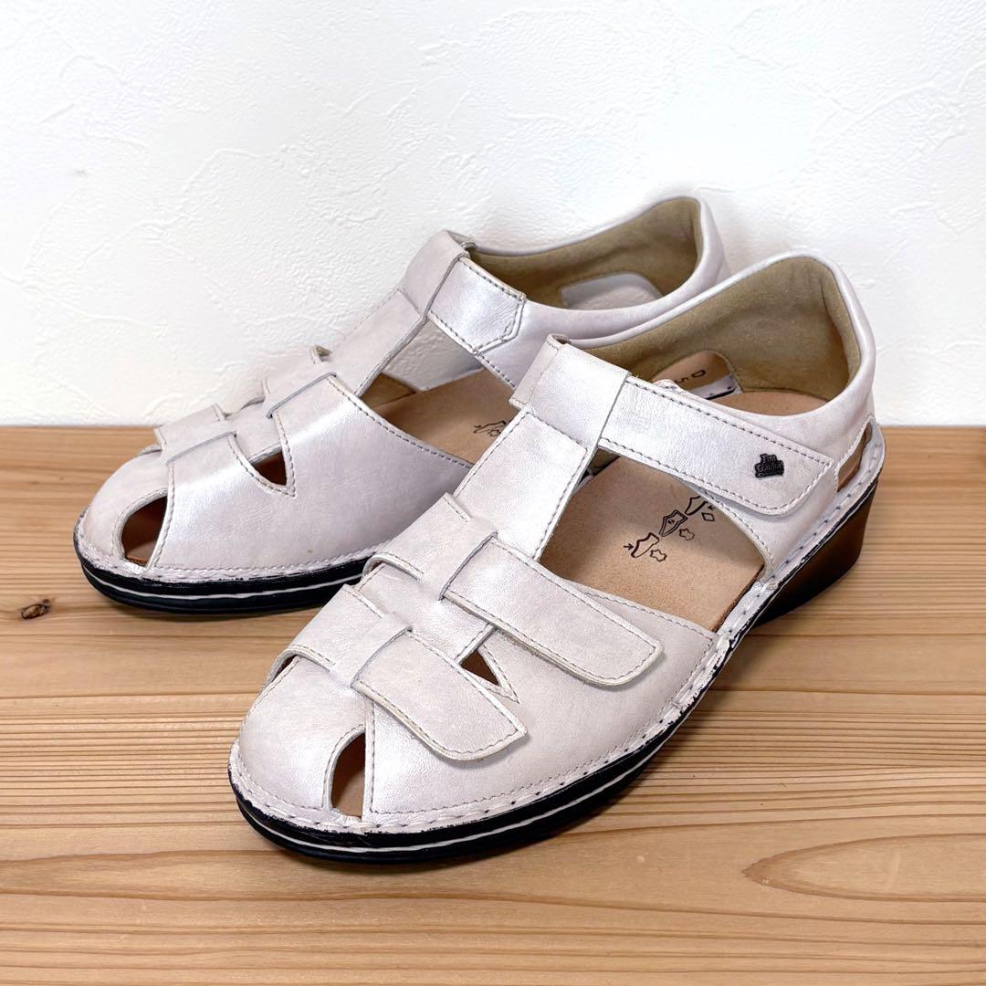 未使用　フィンコンフォート　FUNEN　サマーシューズ　グルカサンダル　ベルクロ