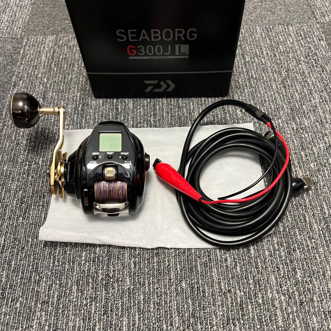 超美品 Daiwaシーボーグ G300JL PE4号300m付