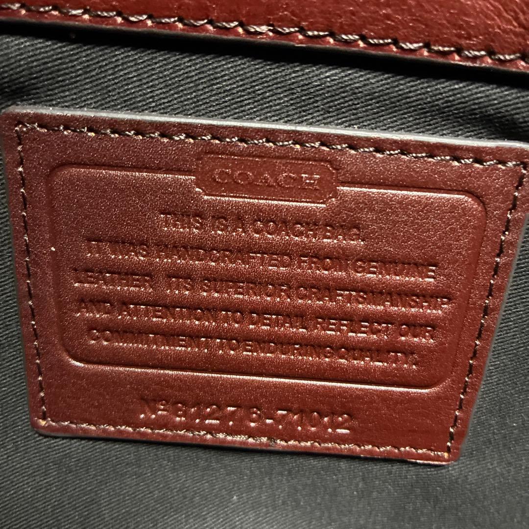 COACH ビジネスバッグ 黒と茶色