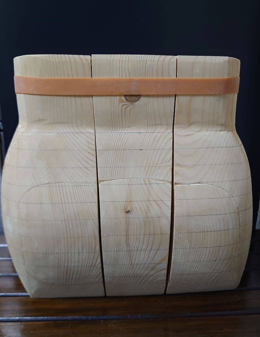 山ぶどう籠　製作用　木型　未使用