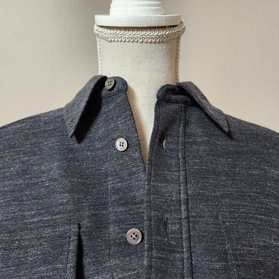 DEPAREILLE デパリエ　ウール混　シャツ　未使用タグつき