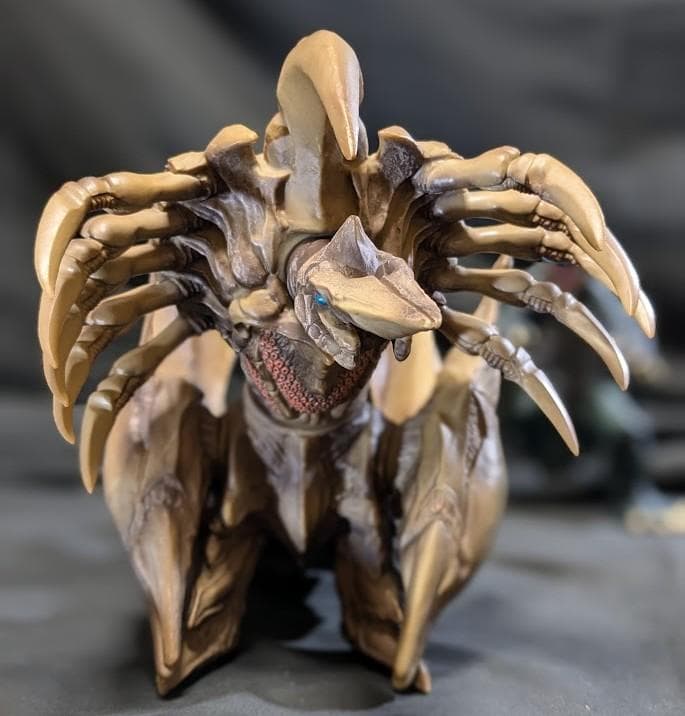 レギオン（エクスプラス）＆ガメラ96（ロケットプロ）ソフビフィギュア２体セット