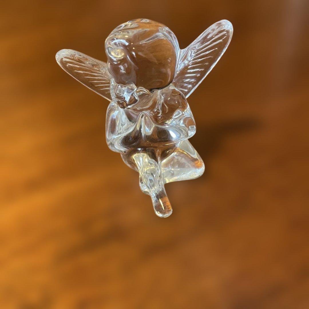 Baccarat クリスタルガラス 天使 置物