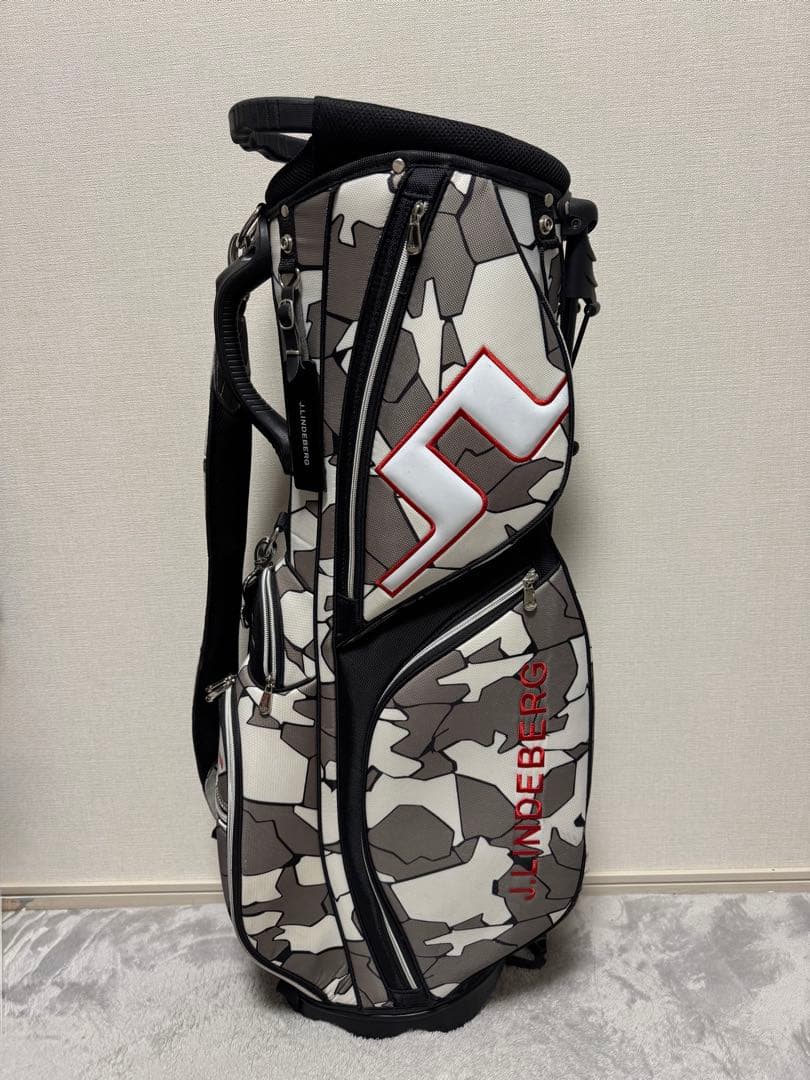 J.LINDEBERG スタンド式 キャディバッグ カモフラ柄