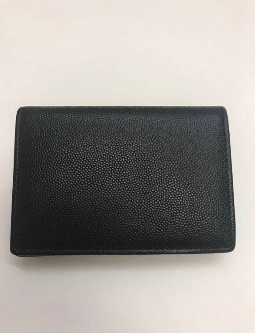 早い者勝ち❣️ サンローラン 名刺入れ カードケース BL レザー