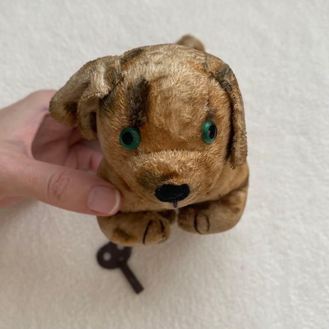 チェコ アンティーク 機械仕掛け イヌのおもちゃ ※動作確認済