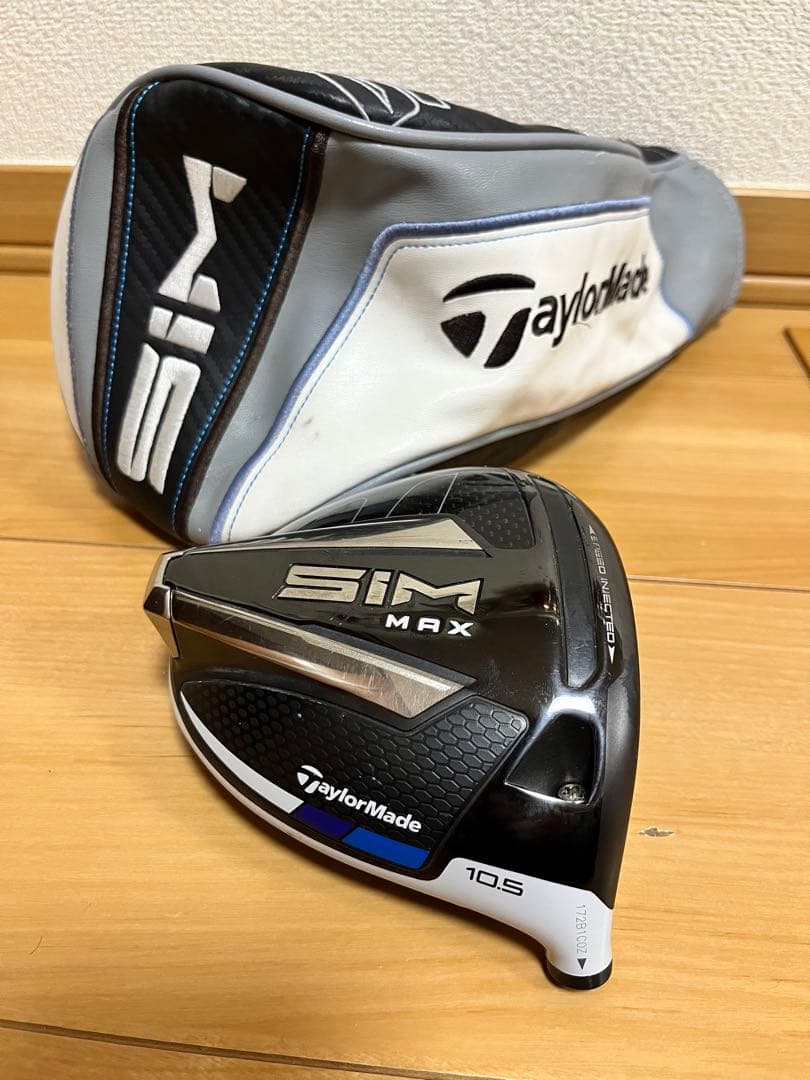 テーラーメイド　SIMMAX ドライバー 10.5 ヘッドのみ　ヘッドカバー付き