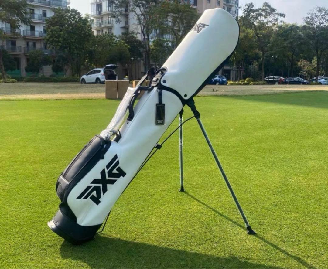 PXG スタンド付きゴルフバッグ ラウンドバッグ ハーフキャディバッグ