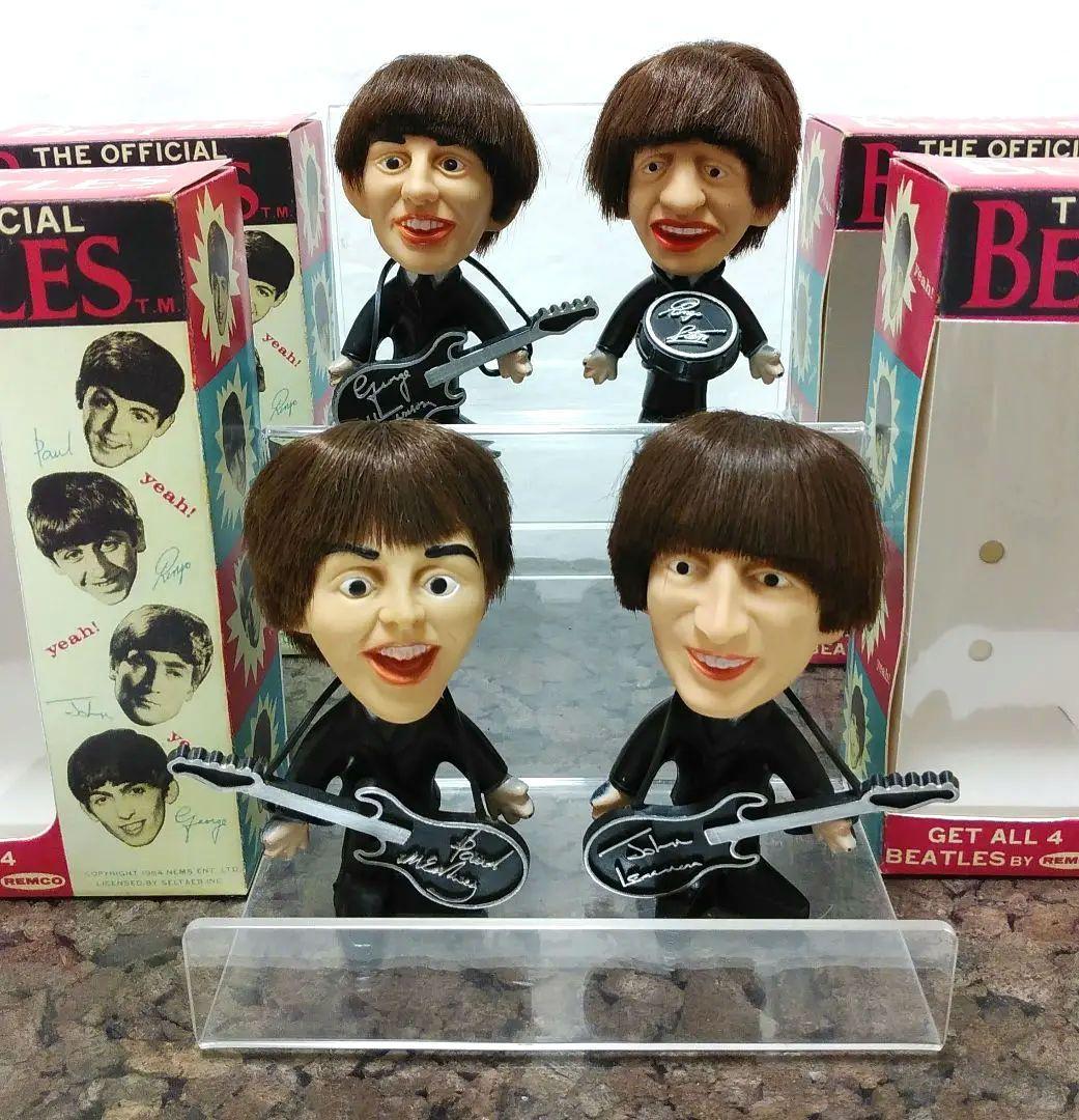 ビートルズ NEMS公認レムコ人形♣HENRI BENDELディスプレイセット