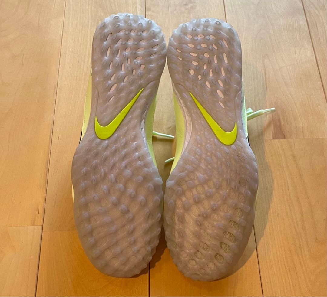 ナイキリアクトティエンポ9プロTFイエロー×ホワイト27cm NIKE ターフ