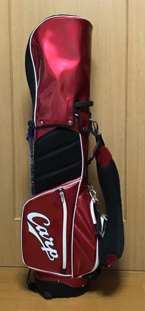 #7923 【未使用】 広島カープ オフィシャル ゴルフバッグ スタンド式