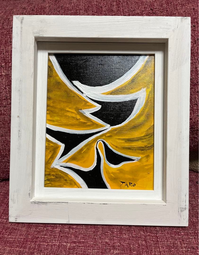 岡本太郎 絵画 油彩 油絵 肉筆