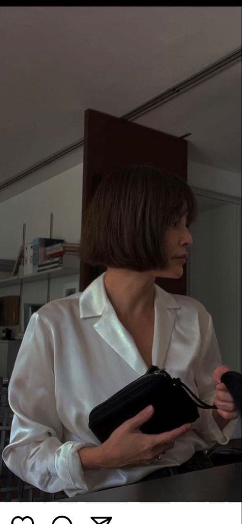 ⭐︎お値下げ⭐︎新品未使用　yo BIOTOP silk shirt white