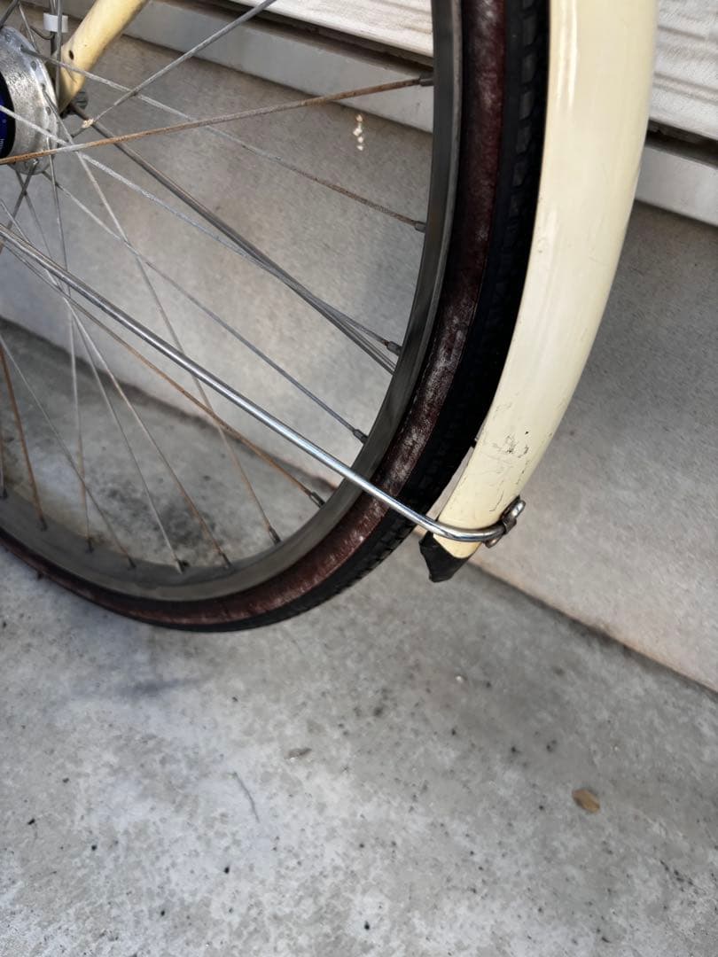 引き取り　ブリヂストン　自転車　本体　カジュナ　ベージュ