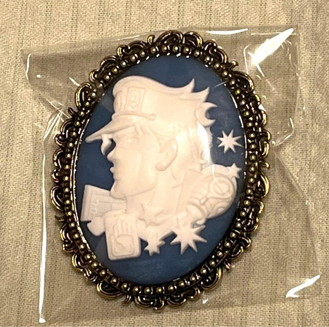 空条承太郎 ブローチ カメオ ジョジョ展 ジョジョワールド カメオ風ブローチ