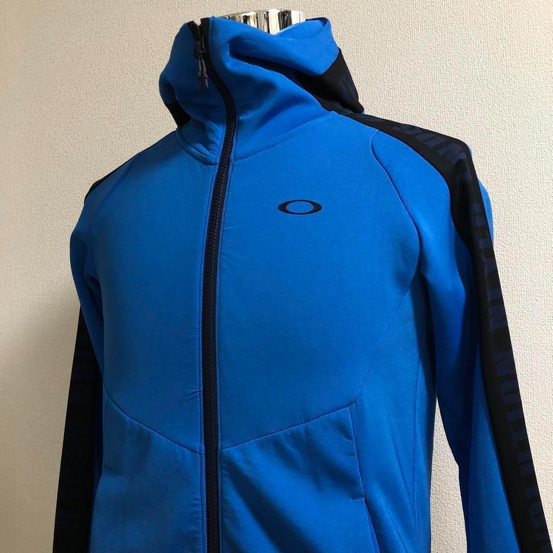 オークリー 2020年モデル ジップアップ ストレッチ パーカー◆ブルー S