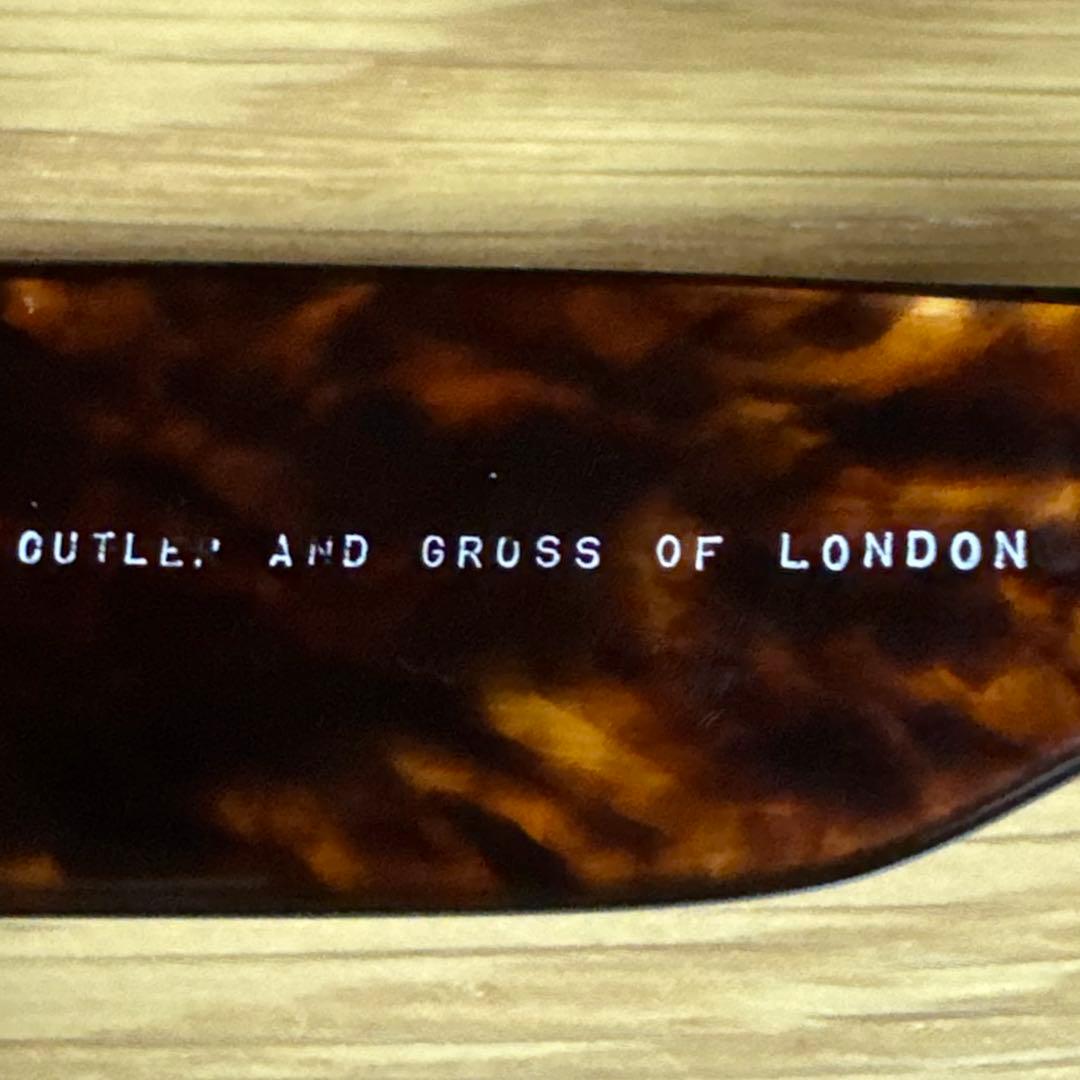 VINTAGE CUTLER & GROSS ヴィンテージ・サングラス