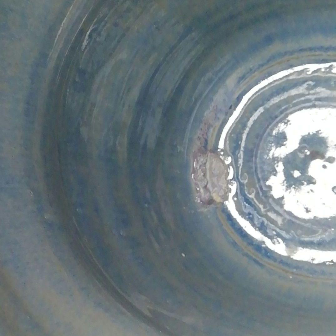 Ｔ６８６　水指　『熊野焼』『細水指』『皿谷実 造』　共箱　茶道具