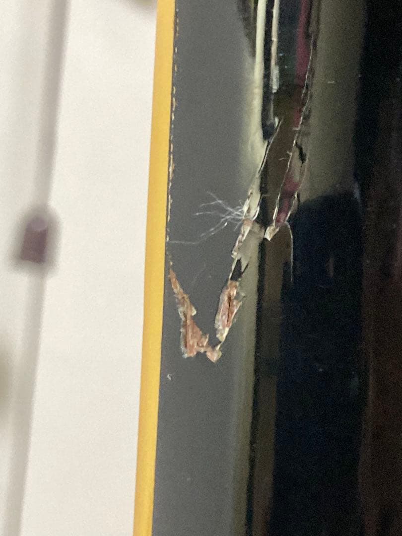 Burny ブラックレスポールカスタム　イナズマインレイ　ジャンク