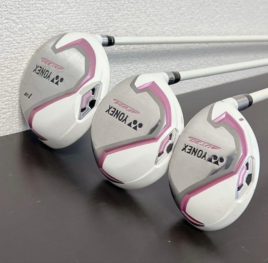 YONEX ジュニア ゴルフクラブセット(7本) J135 ピンク