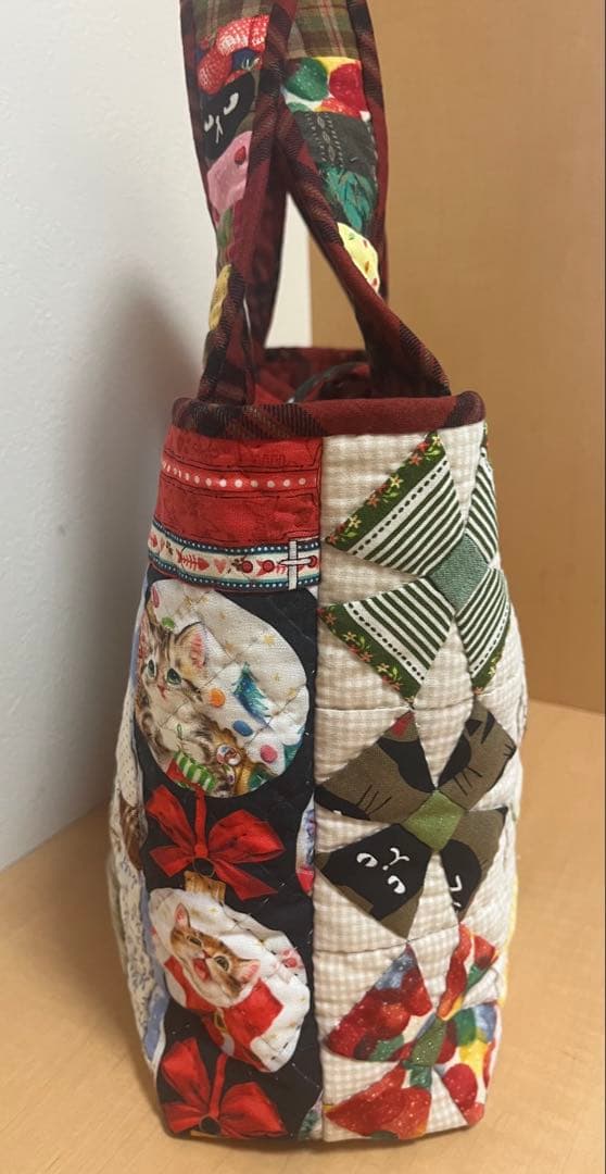 すーちゃんと猫サンタバック